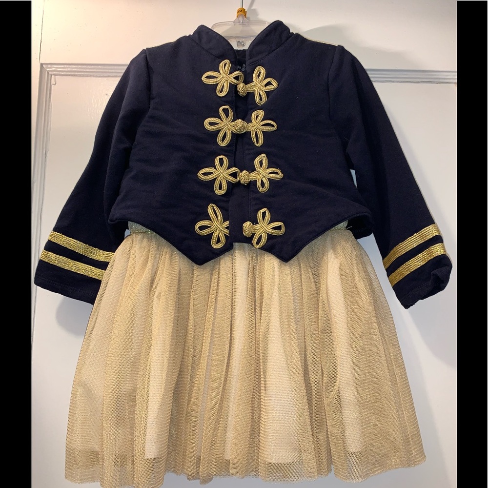 Girls Military Inspired Dress